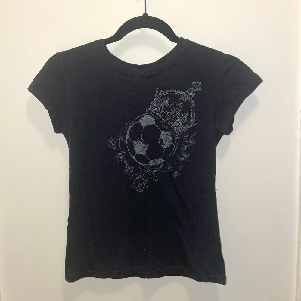 Black graphic shirt